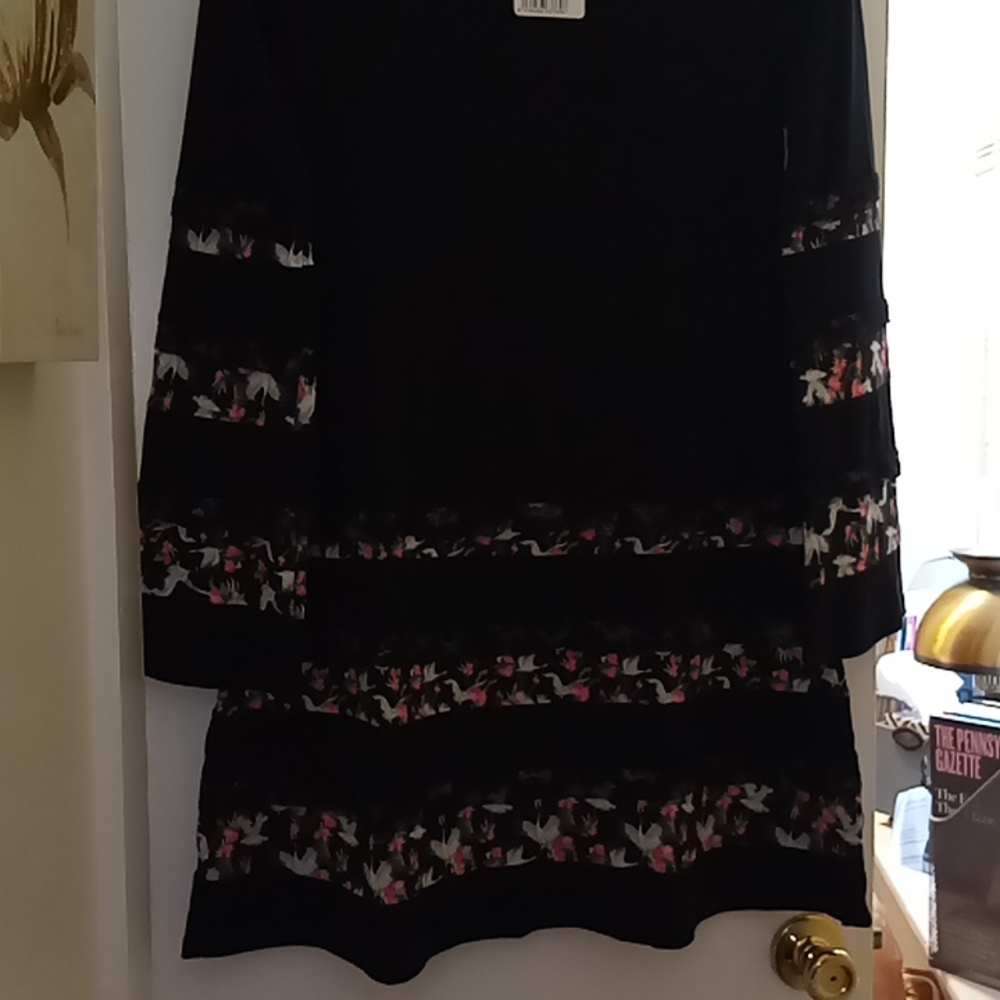 Desigual Nikita T-shirt Dress M with lace trim